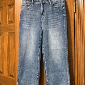 Judy Blue Wide Leg Ankle Cropped Jeans Size 11/30